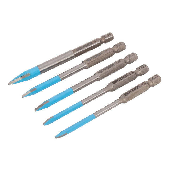 Spyder 3.5 Inch Tile & Glass Drill Bit Set, Carbide-Tipped, 5 Pieces