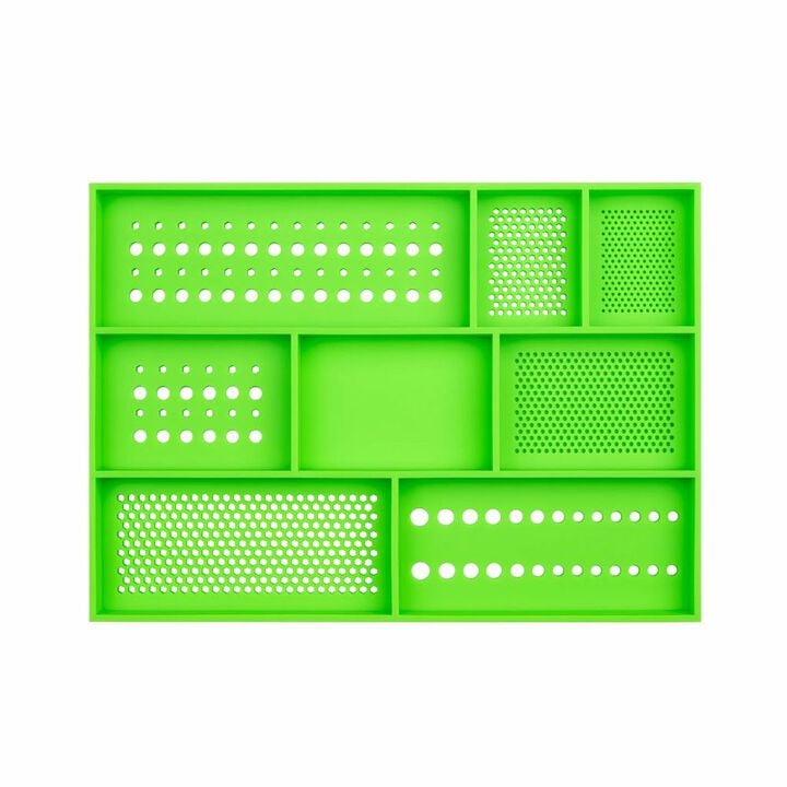 Boltster Top Box XL Fastener Organizing Tool Tray Green