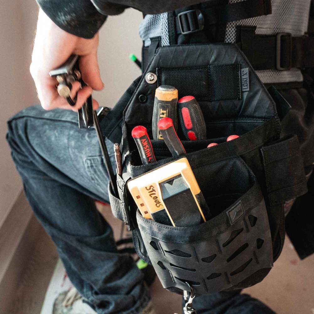Diamondback Toolbelts Loki X Black Right Side Pouch with
