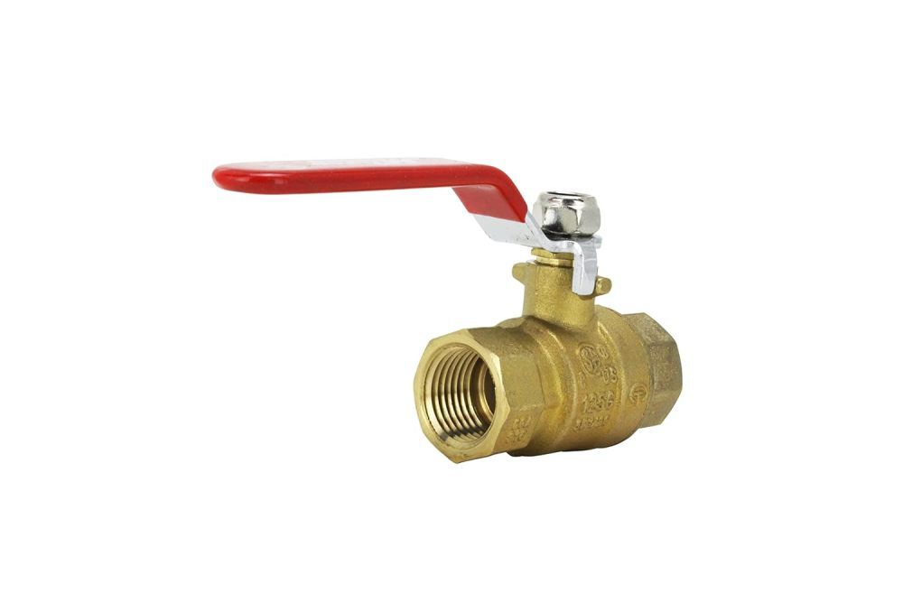 Milton 1/2 Inch x 1/2 Inch FNPT Full Port Heavy Duty Brass Ball Valve, large image number 4