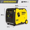 Champion Power Equipment 4500-Watt Wireless Remote Start RV Ready Portable Inverter Generator with Parallel Kit Bundle, small image number 5