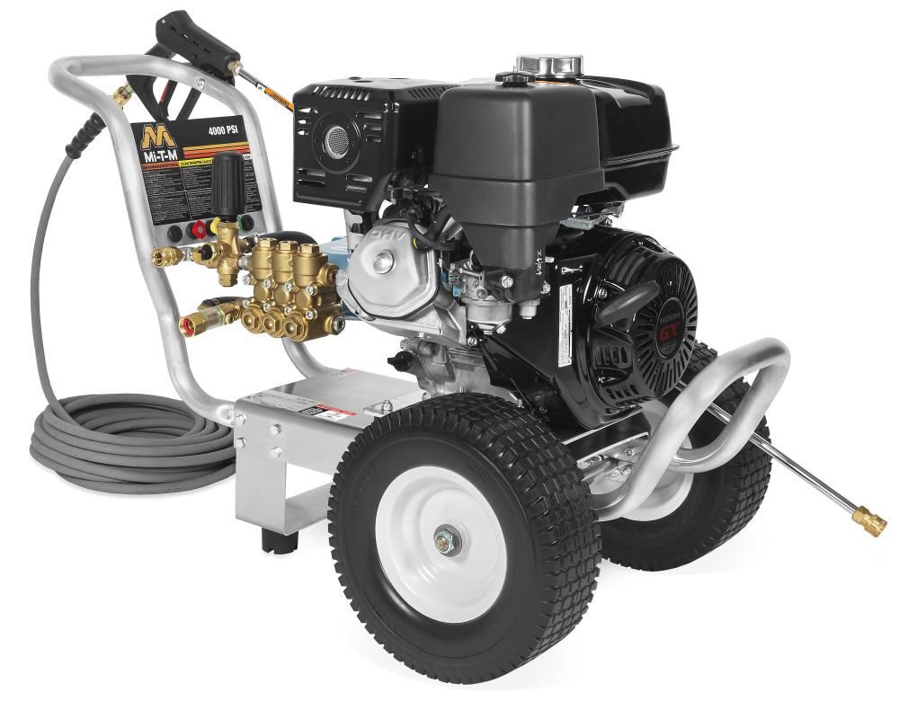 Mi T M CA 4000 PSI 4.0 GPM Gas Powered Cold Water Pressure Washer with 3 Spray Tips, large image number 1