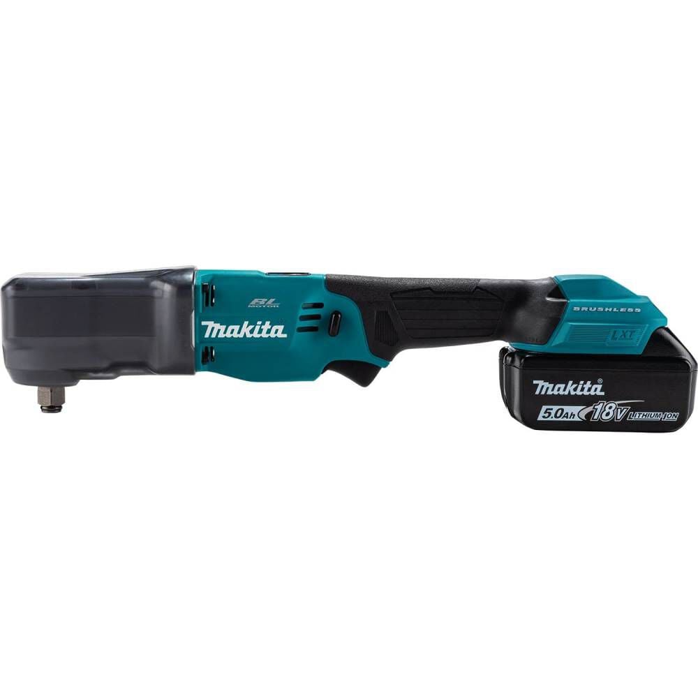 Makita 18V LXT Lithium-Ion Brushless Cordless High Torque 1/2 Inch Square Drive Angle Impact Wrench with Friction Ring (Bare Tool), large image number 14