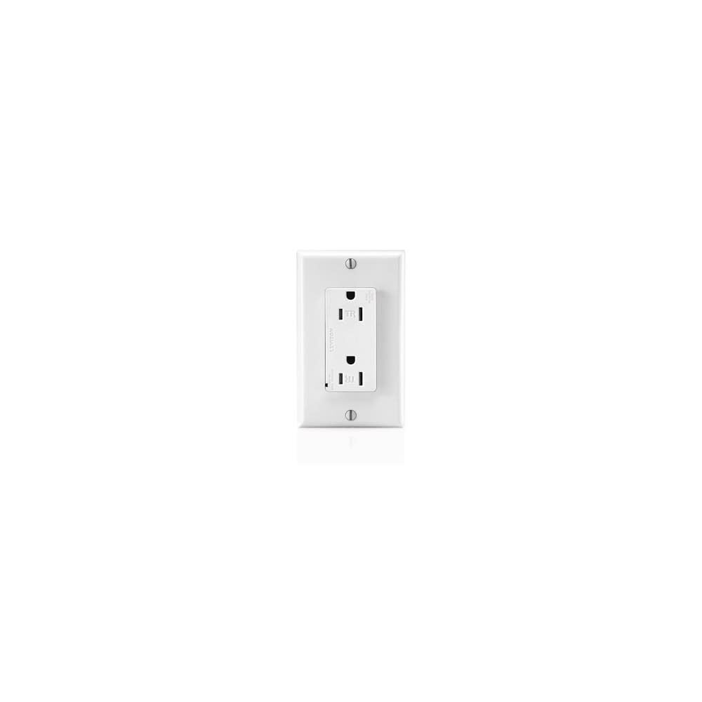 Leviton Decora 15A 125V White Grounded Duplex Outlet Receptacle – 3494473
