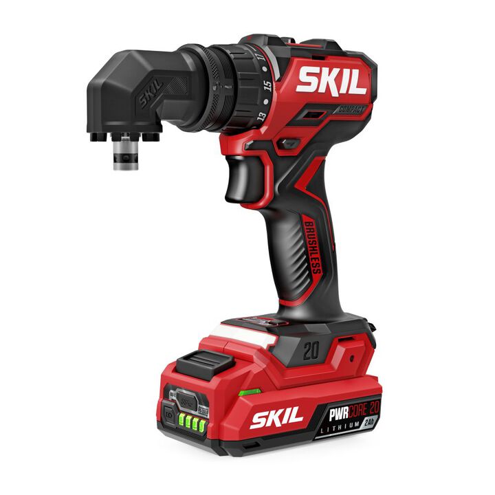 SKIL 20V Brushless Compact Multi-Head Drill Driver Kit, large image number 6