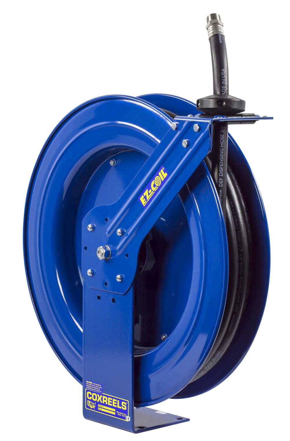 Coxreels Safety System Spring Driven DEF Hose Reel 3/4in x 50′ – EZ-SH-550-DF-BBX