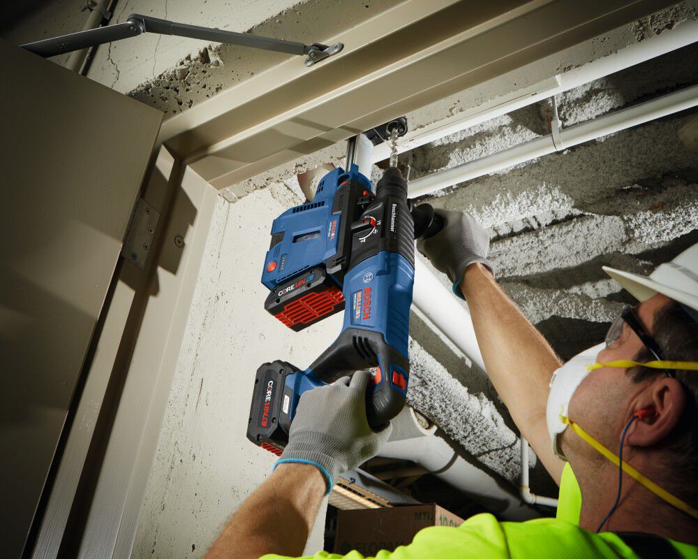Bosch 18V EC SDS Plus Bulldog 1in Rotary Hammer Kit, large image number 6