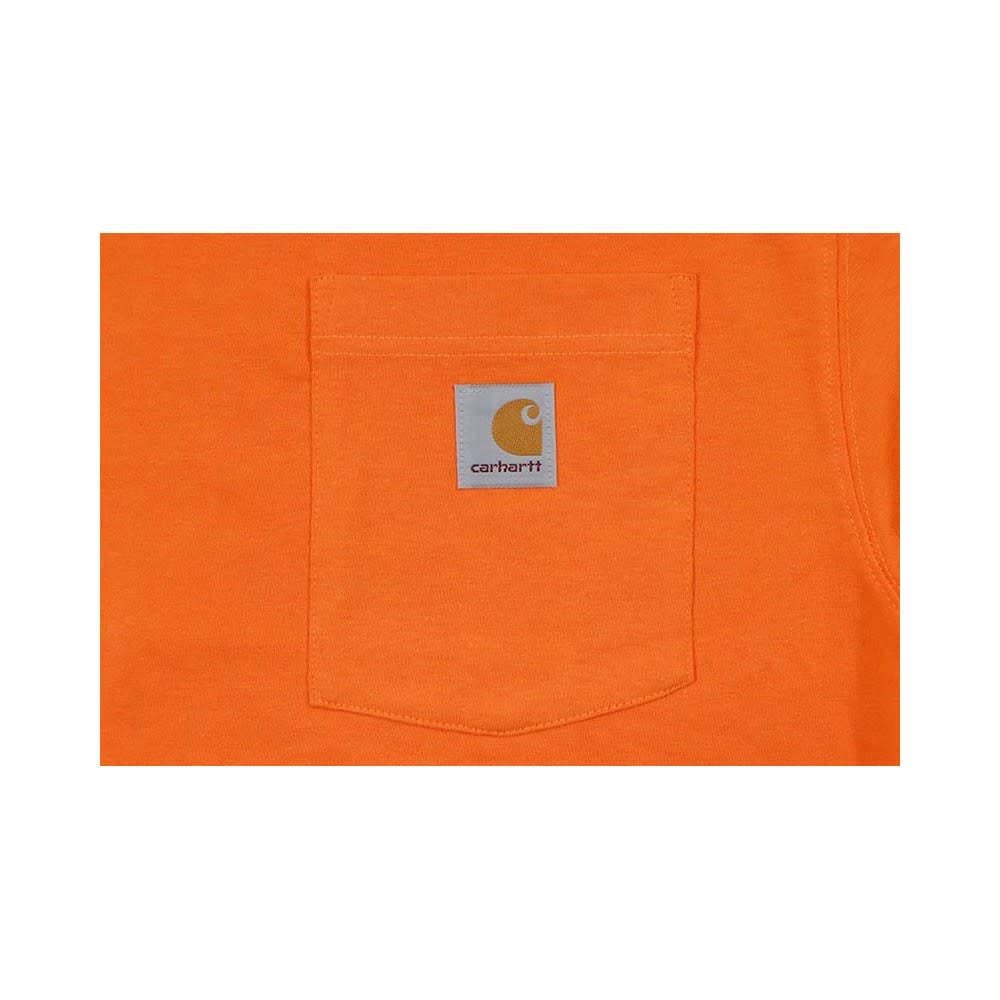 Carhartt Men's Cotton Short-Sleeve T-Shirt, Bright Orange, 2X, large image number 4