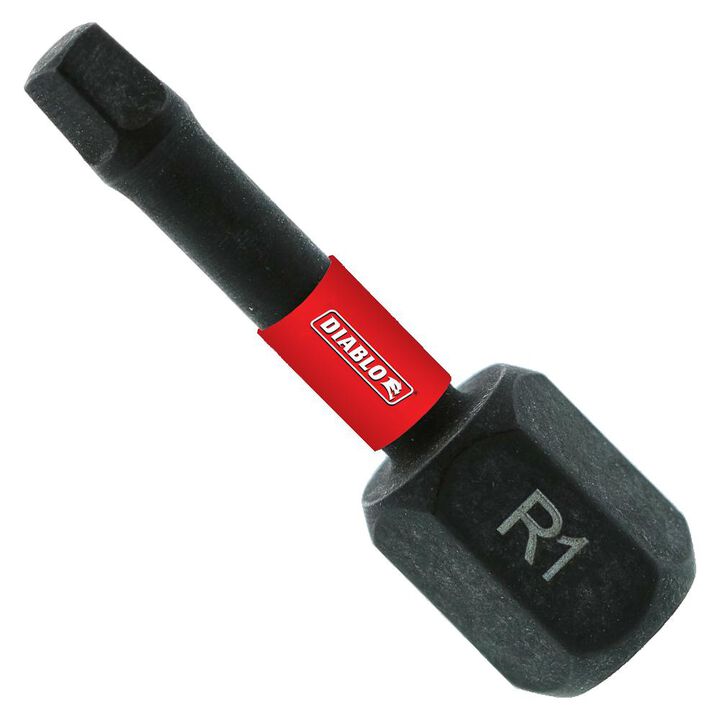 Diablo Tools 1in #1 Square Drive Bits (2-Pack)