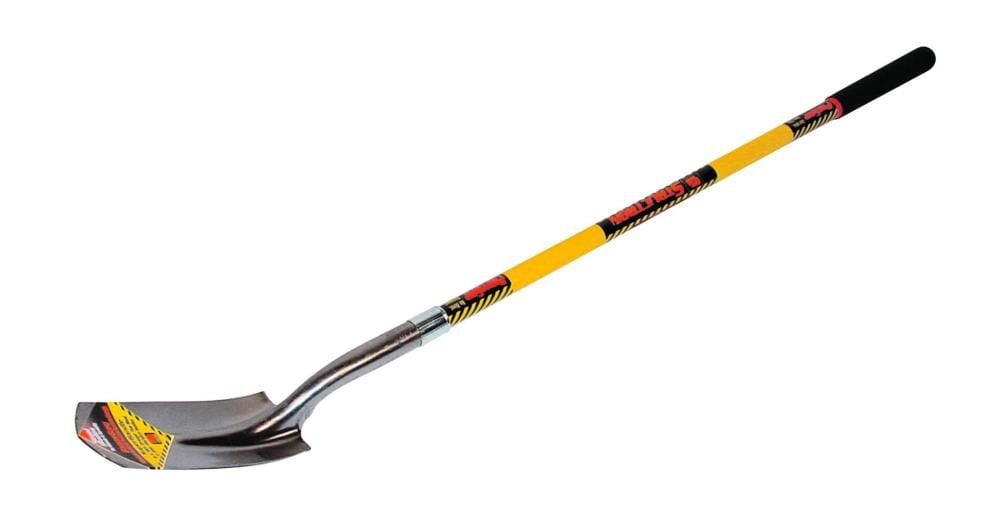 Structron Trenching Shovel Yellow Fiberglass Handle Cushion Grip, large image number 1