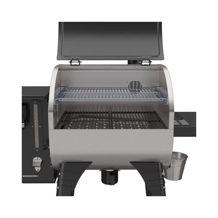 Camp Chef Woodwind 24 25000 Btu Stainless Steel Pellet Grill with Black Lid, large image number 2