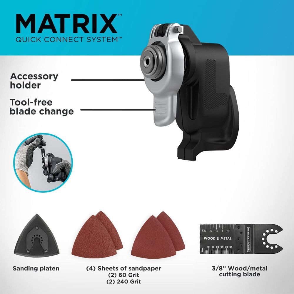 Matrix oscillating sale tool attachment