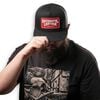 Occidental Leather Oxy Flatbill Trucker Hat Black with Red Patch OSFM, small image number 3