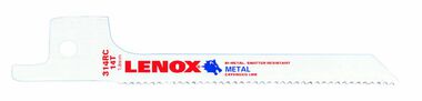 Lenox 3 In. x 1/4 In. 14 TPI Reciprocating Blade 5-Pack