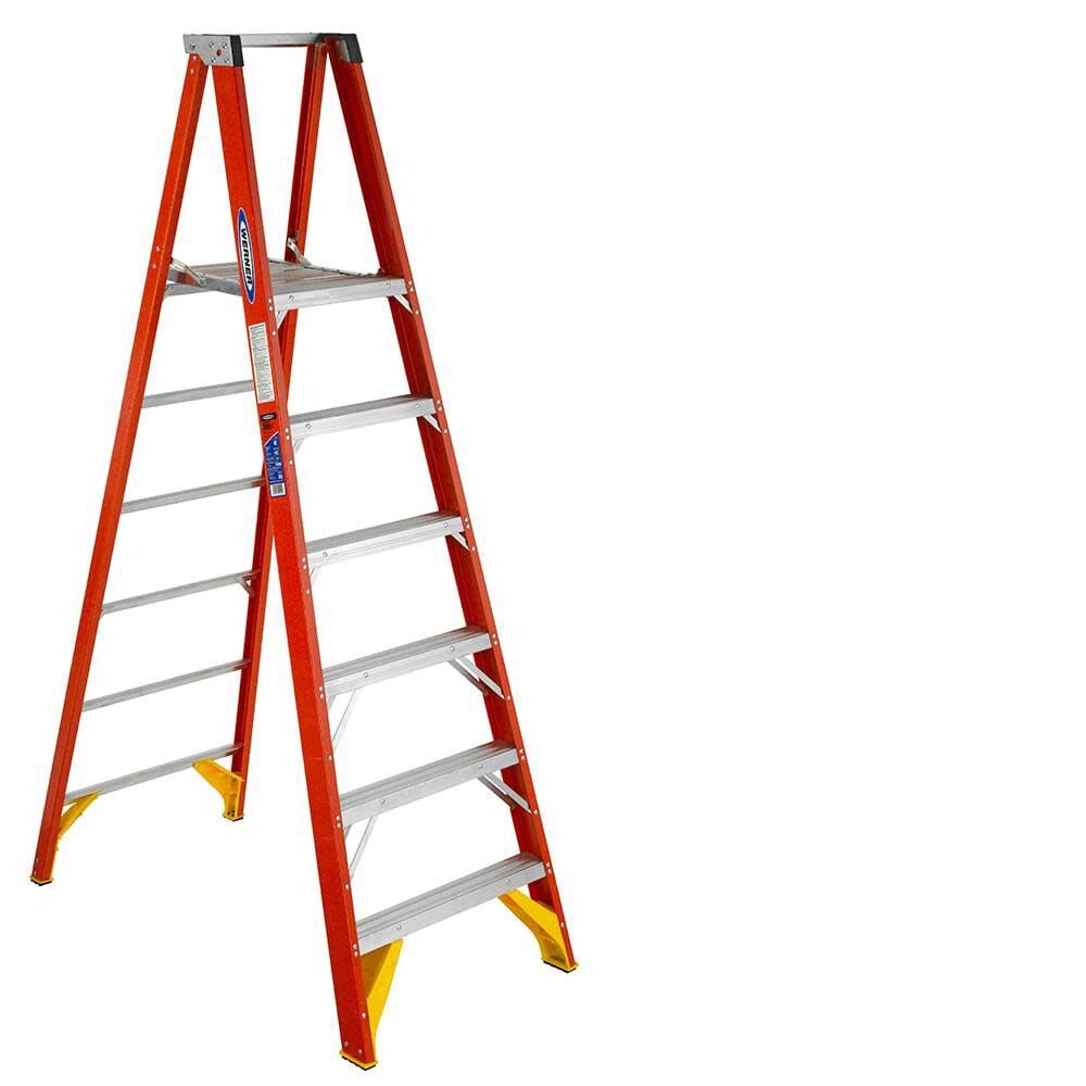 Werner 6 Ft. Type IA Fiberglass Platform Ladder – P6206