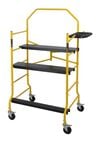 Metaltech 5-ft Jobsite Deluxe Scaffold with Tray and Safety Rail, small