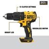 DEWALT 20V MAX Brushless Cordless 1/2 in. Hammer Drill/Driver (Bare Tool), small image number 2
