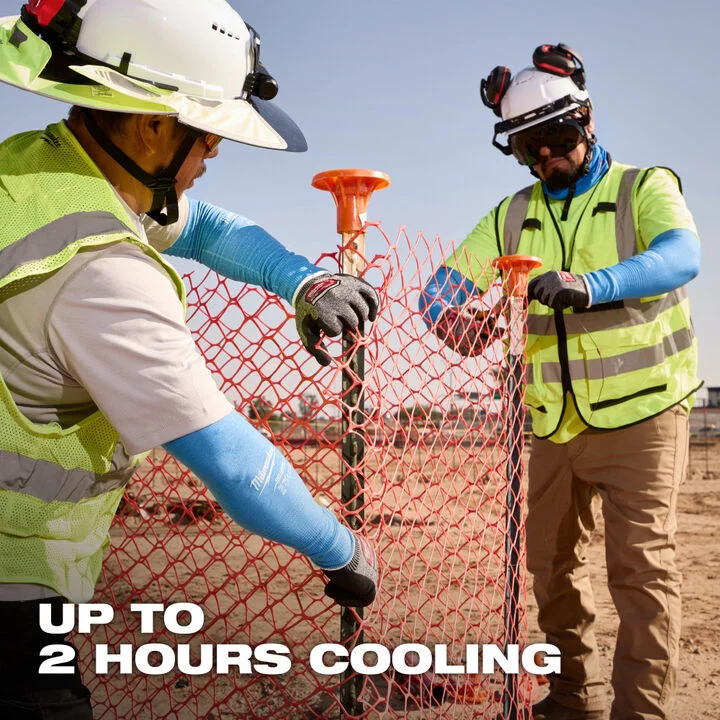 Milwaukee Cooling Cut Level 1 Protective Sleeves 16 Inch Blue, large image number 5
