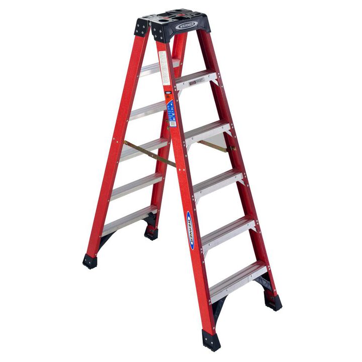 Werner 6' FG TWIN STEPLDR TYPE IA