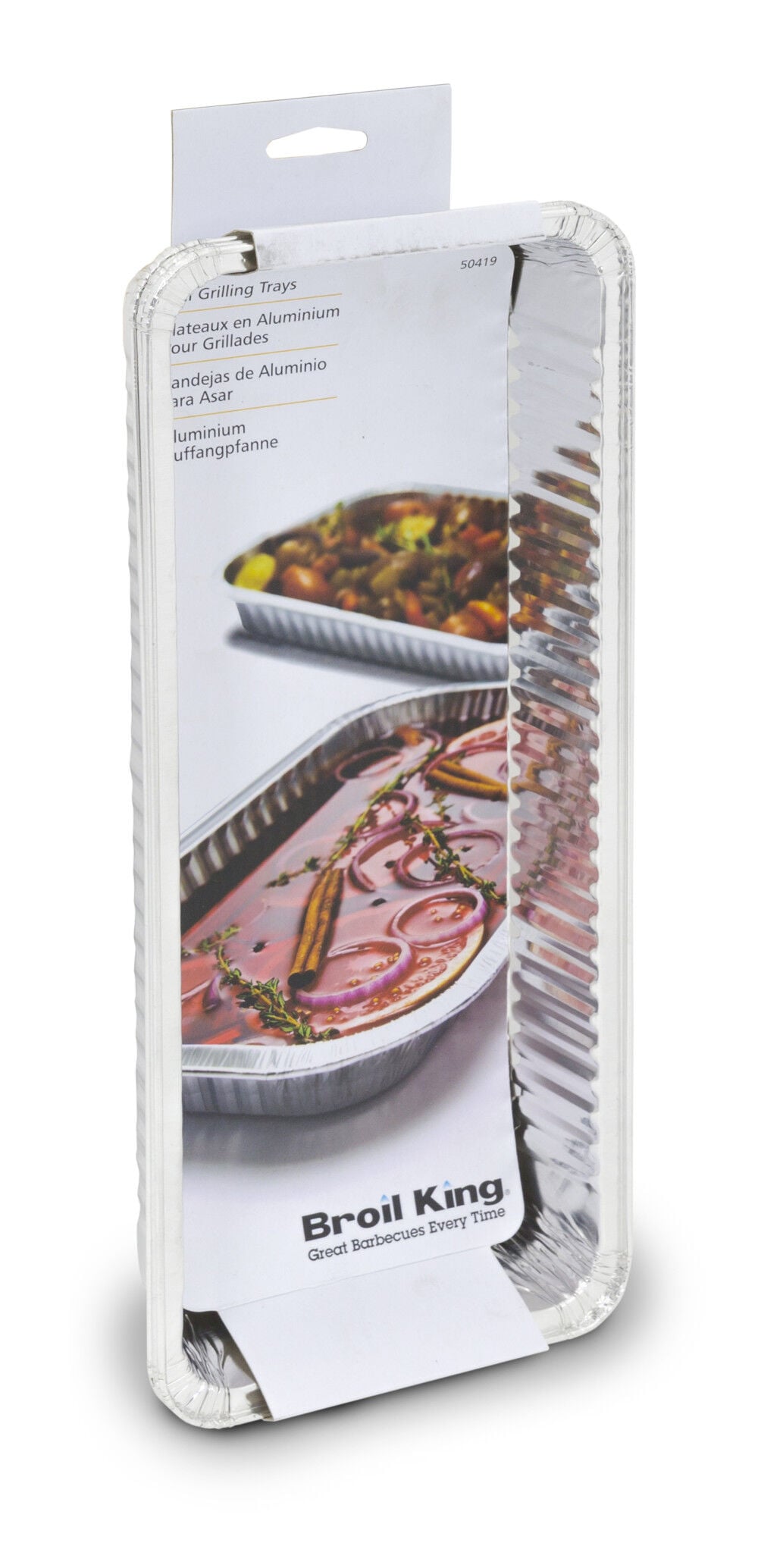 Broil King Narrow Aluminum 6.00in X 14.00in Foil Drip Pan - 3 pack, large image number 4