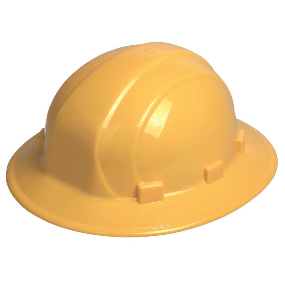 ERB Omega II Full Brim Yellow Hard Hat – 19912