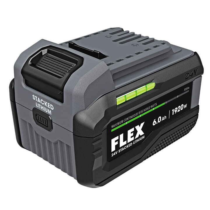 FLEX Stacked Lithium 24V 6Ah Lithium Ion Power Tool Battery Pack with Fuel Indicator