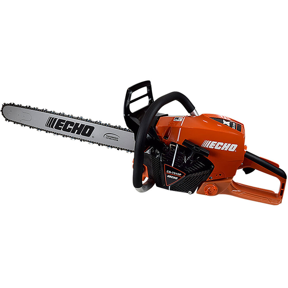 Echo X Series Professional Gas Chain Saw with 24in 0.058 Bar 73.5cc – CS-7310P-24G