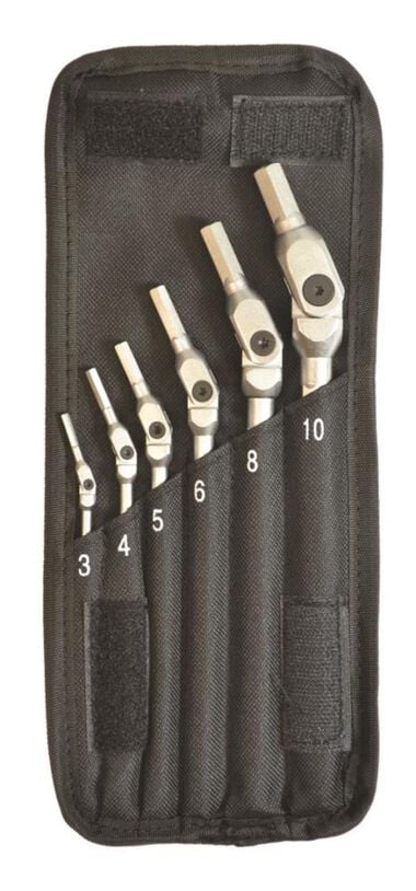 Bondhus 6 piece Chrome Hex Pro Wrench Set - Sizes: 3-10mm