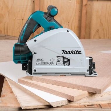 Makita 18V X2 LXT 36V 6 1/2in Plunge Circular Saw (Bare Tool), large image number 6