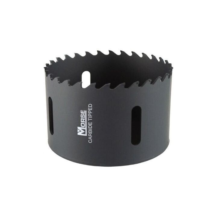 MK Morse 4-1/8 Inch Diameter Carbide Tipped Hole Cutting Hole Saw Bit