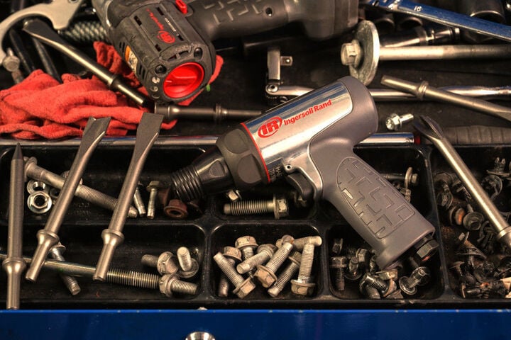 Ingersoll Rand Air Hammer and 5-Piece Chisel Set, 3530 BPM, large image number 3