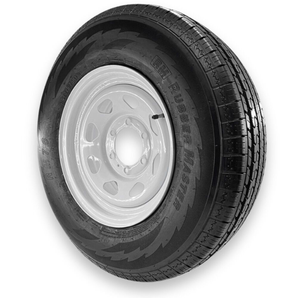 Rubbermaster Tire ST225/75R15 10P TL & MTD 15 x 6 6 on 5.5 SPOKE, large image number 2