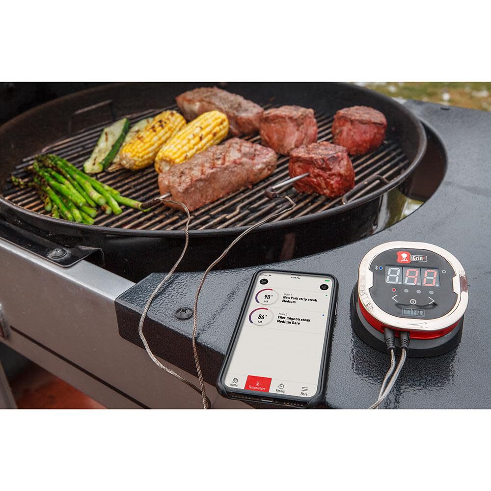 Weber 7203 iGrill 2 Digital Bluetooth Enabled Grill/Meat Thermometer 