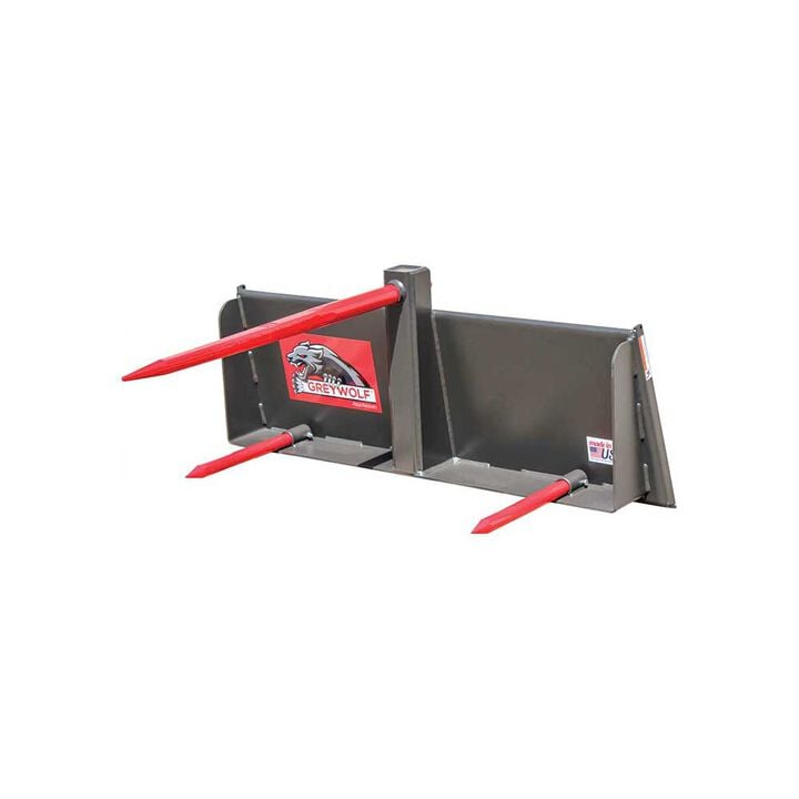 GreyWolf Attachments Skid Steer Bale Spear Attachment
