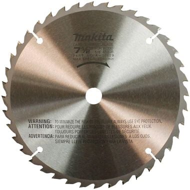 Makita 7-1/2 In. T.C. Blade 40T, large image number 0