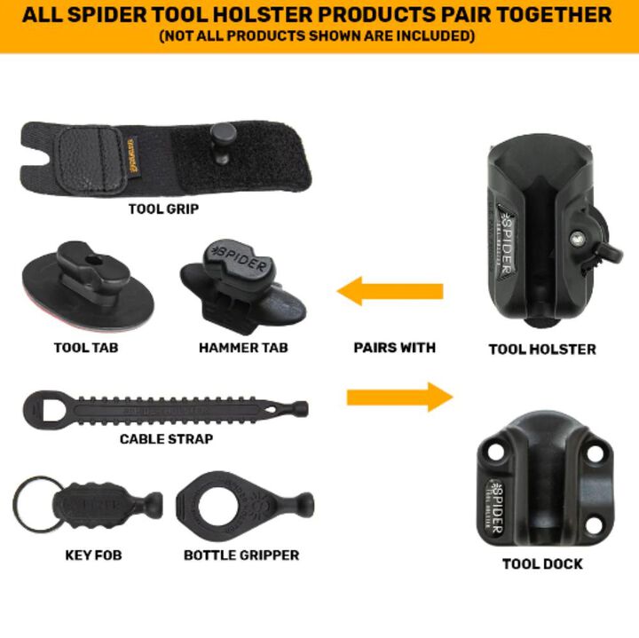 Spider Tool Holster Tool Dock Set 4pk, large image number 3