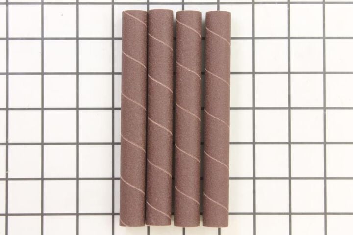JET Sanding Sleeves, 5/8 x 6 in, 100 Grit, 4pk