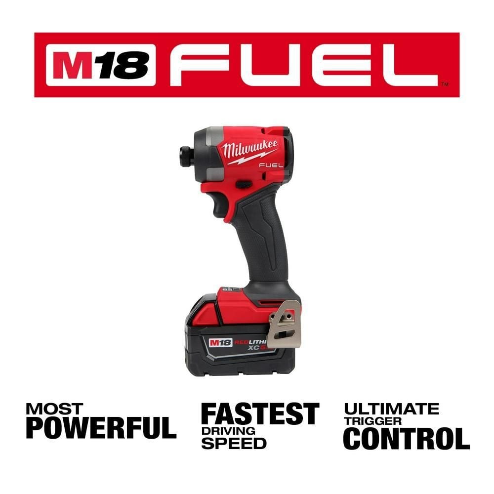 Milwaukee M18 FUEL 1/4inch Hex Impact Driver Kit, large image number 3
