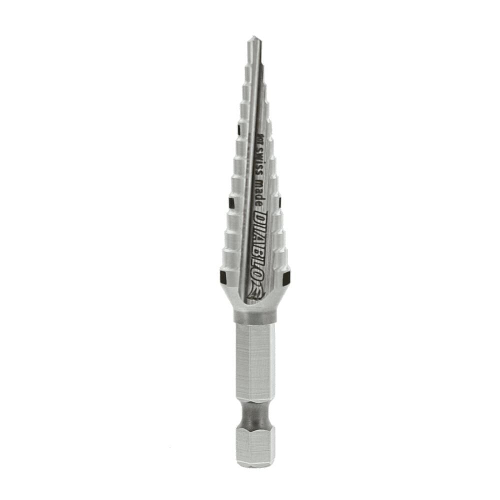 Diablo Tools 1/4in - 1/2in Impact Step Drill Bit (13 Steps), large image number 1