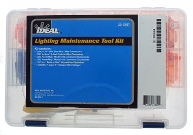 Ideal Industries Lighting Maintenance Kit, 232 Pieces