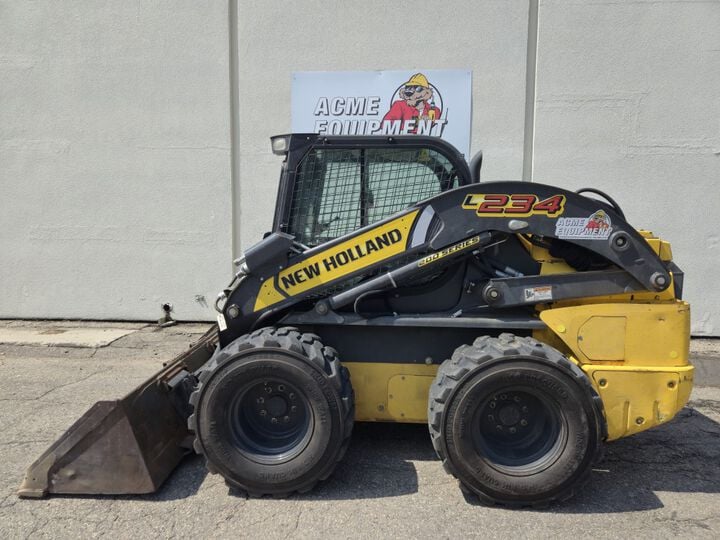 New Holland L234 90 HP Wheeled Skid Steer Loader Used 2018, large image number 6