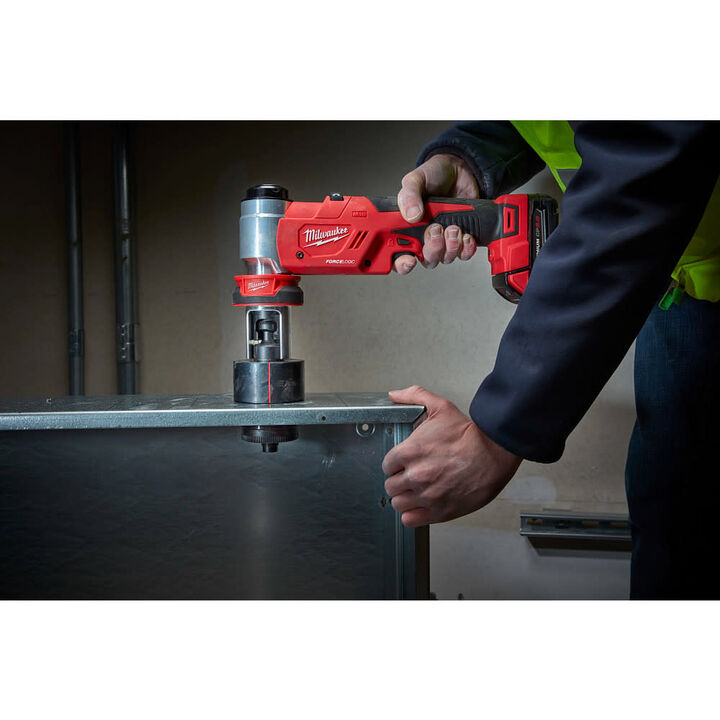 Milwaukee M18 FORCE LOGIC 6 Ton Knockout Tool 1/2 Inch - 4 Inch (Bare Tool), large image number 9