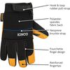 Kinco Premium Grain Goatskin & Synthetic Hybrid Glove, small