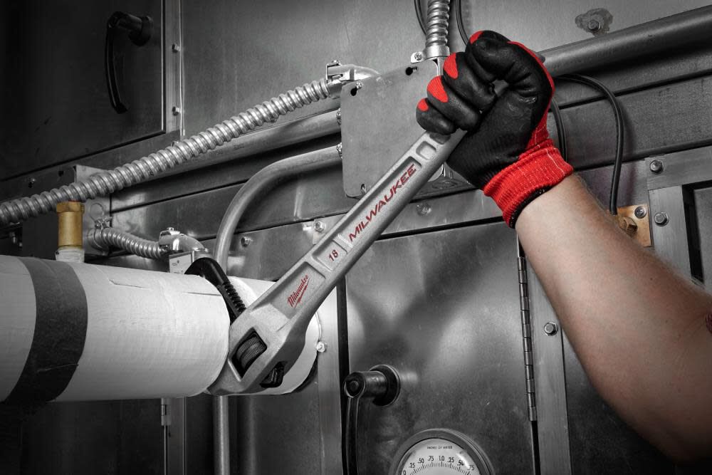 Milwaukee 18 in. Aluminum Offset Pipe Wrench, large image number 2