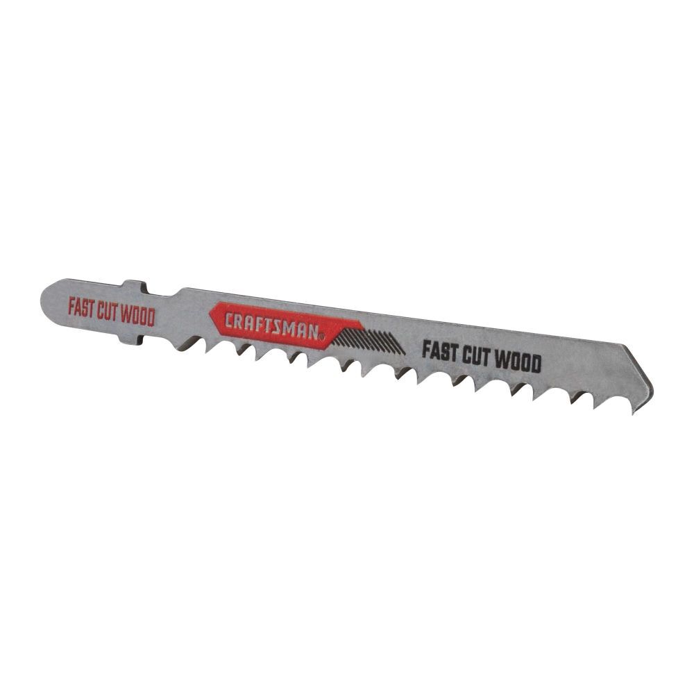 CRAFTSMAN 3-5/8 Inch 6 TPI T-Shank Fast Cut Jig Saw Blades, 2 Pack, large image number 5