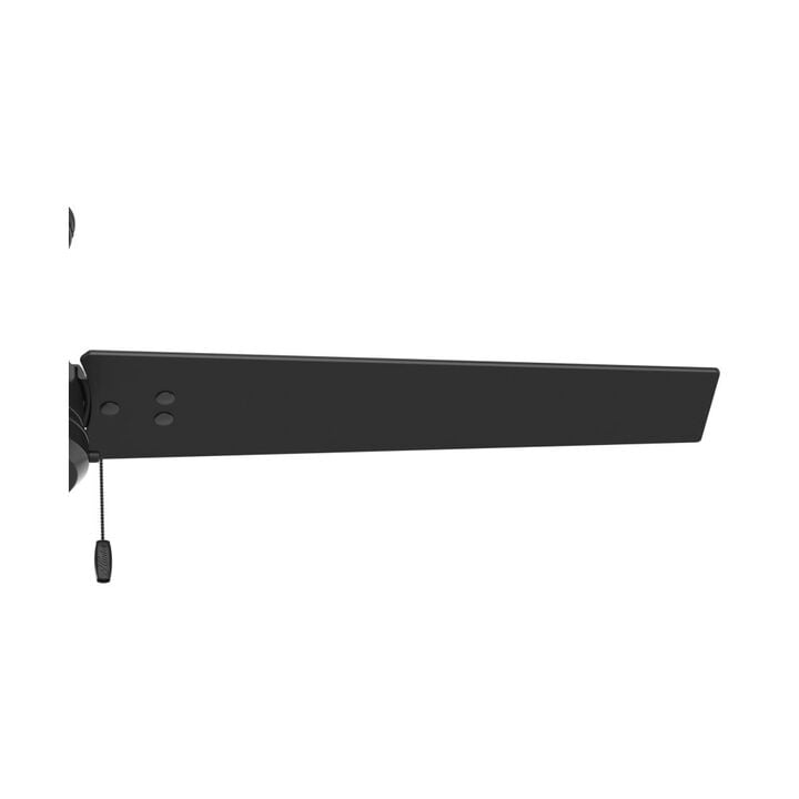 Hunter Fan Cassius Ceiling Fan 52in Matte Black/Grey Walnut Stripe, large image number 6