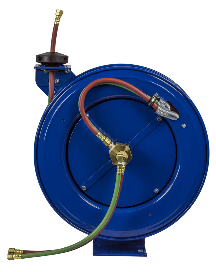 Coxreels Hose Reel Dual Hose Spring Rewind with T Grade Hose 1/4in ID 50' 200 PSI, large image number 6