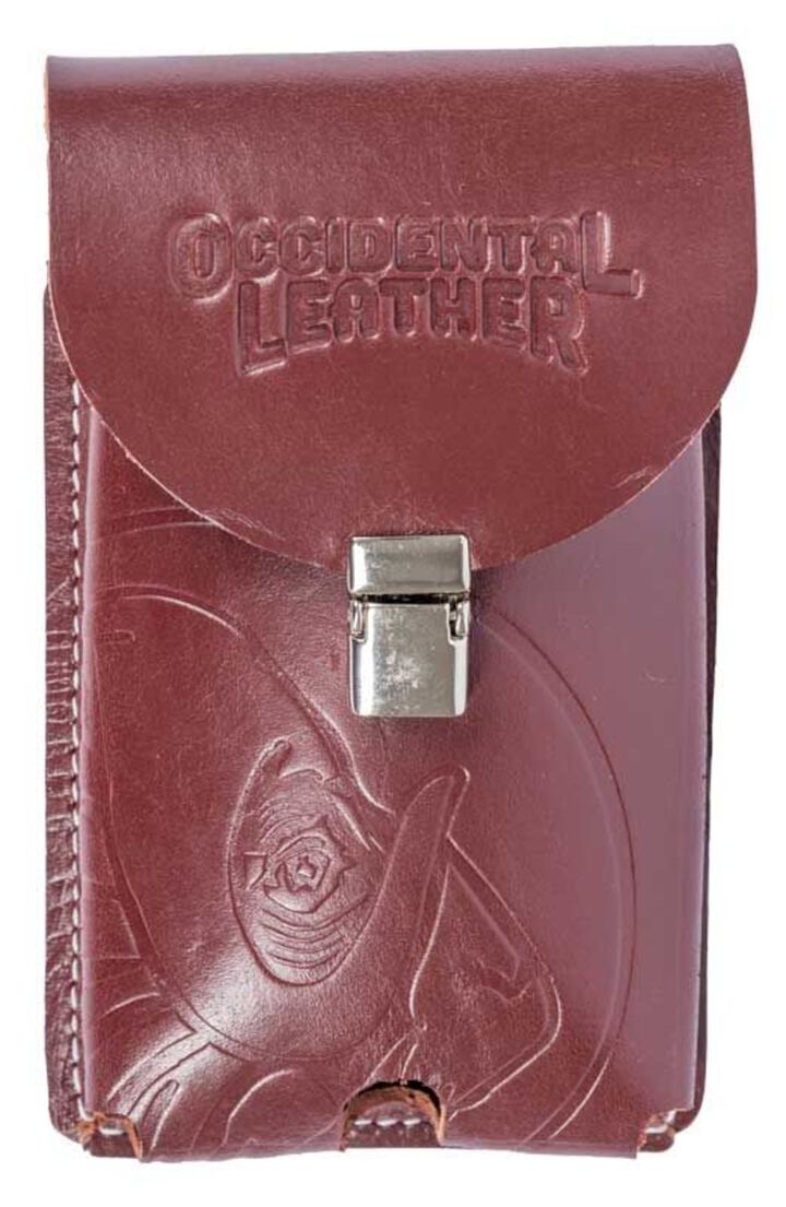 Occidental Leather Leather Clip-On Phone Holster, Red, 2X