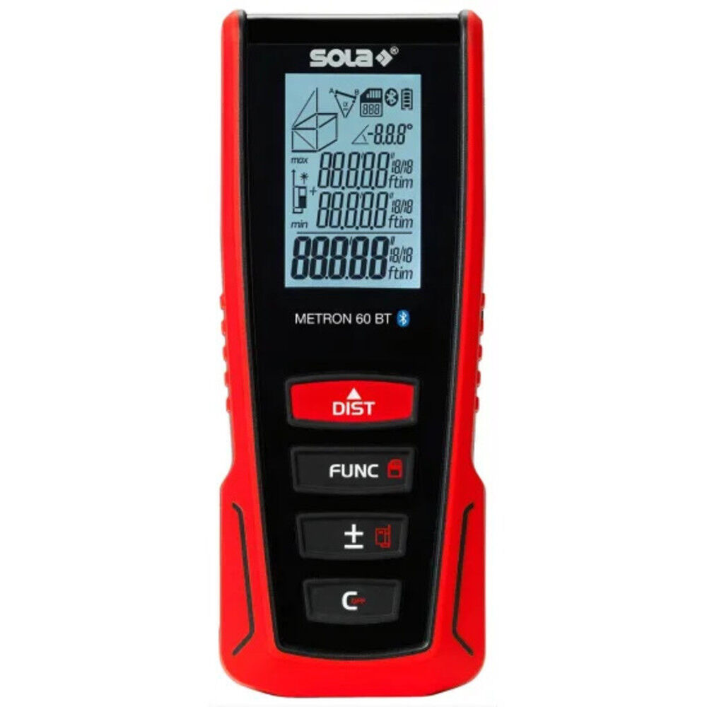 SOLA Metron60,LaserDistance Meterwith BluetoothTechnology, 200Ft.Range, large image number 1