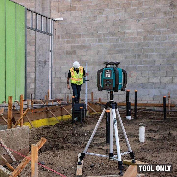 Makita 18V LXT Lithium-Ion Green Exterior Dual Slope 360 Degree Rotary Laser with Case (Bare Tool), large image number 8
